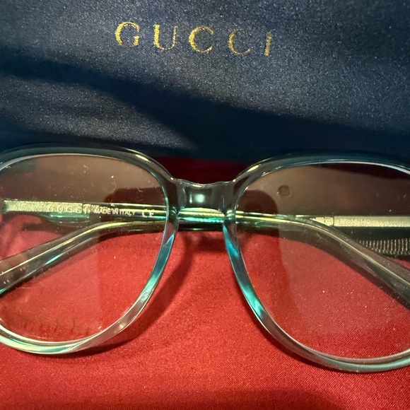 Gucci light blue women’s optical glasses brand new in case - Picture 3 of 4